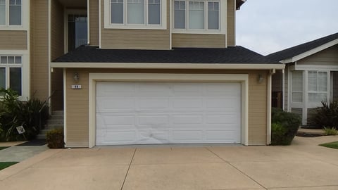 old garage door in Terra Linda.