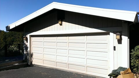 Model 45 wood garage door.