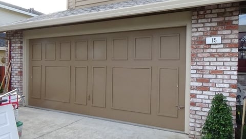 16x7 one piece garage door in Novato Ca.