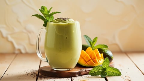 Avocado and Mango Smoothie