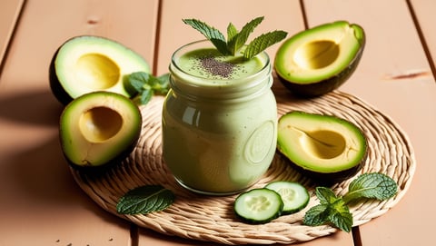 Avocado and Cucumber Smoothie