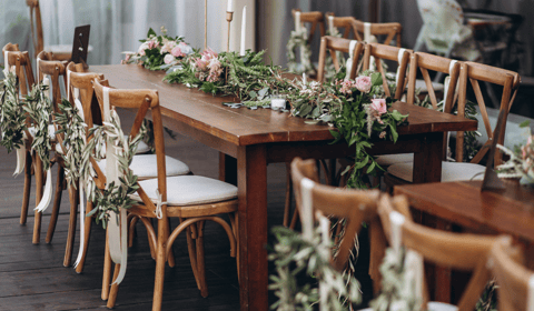 mixed wooden chairs