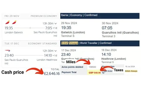 Sao Paulo booking 2