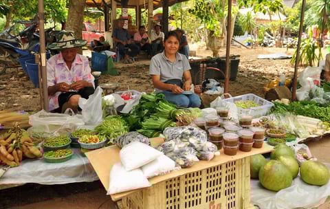 marché du Wat Tham SIng
