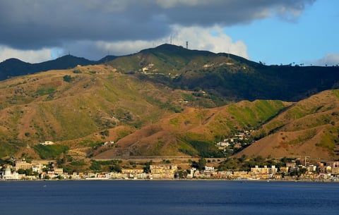 Sailing in the Strait of Messina