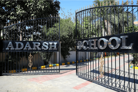 An image showing entrance of Adarsh School Karnal