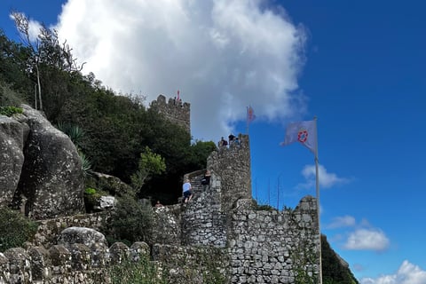 muralha de pedra de castelo