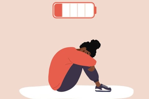une femme qui n'a plus d'énergie