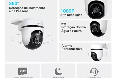 descrições da Câmera TP-Link Tapo C500