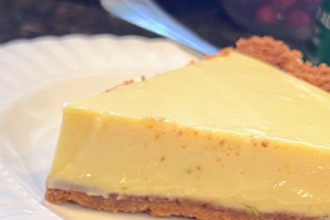 Key Lime Pie Slice