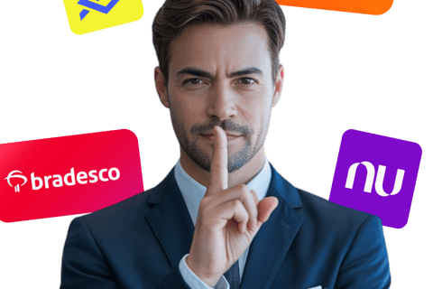 a man in a suit and tie is pointing at a finger on a finger