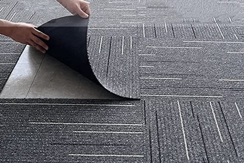 carpet tiles of office