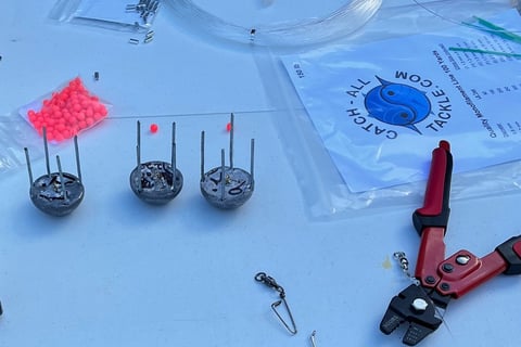 Bait Cannon Slugs, weights used to make your frozen bait missiles