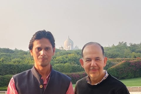 With the Hon'ble. Faisal Ibrahim Ghulam, the ambassador of Saudi Arabia to Brazil