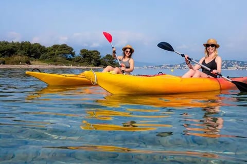 Sea kayaking in Antibes French Riviera