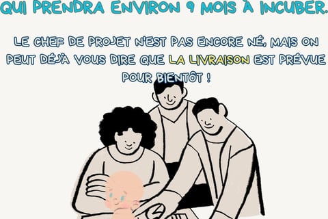 photo humour annonce grossesse collegue