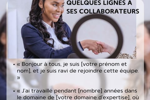 se présenter en quelques lignes exemple