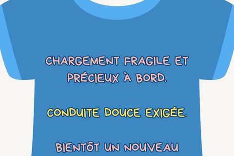 tee shirt de grossesse humoristique