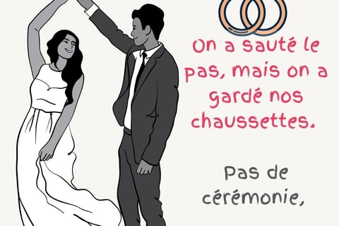 Texte drole faire-part de mariage sans invitation