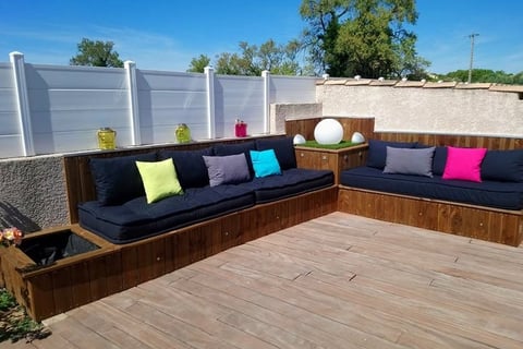 banquette de terrasse