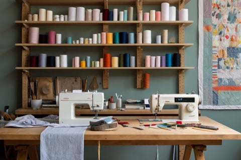 un atelier de travail qui propose des vêtements en gros personnalisés sur l'Ile de la Réunion