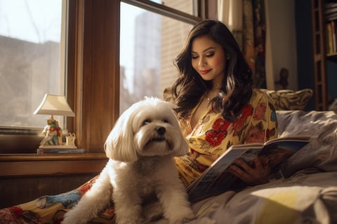 a woman in a kimono robe is reading a book