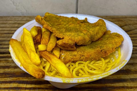 Peixe a milanesa