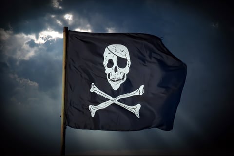 Jolly Roger, a bit of a pirate.