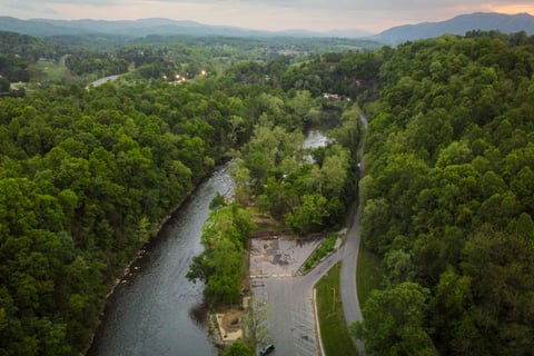 Watauga River, Blevins Boat ramp.