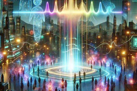 a futuristic city with a futuristic cityscape