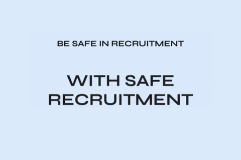 Logo safe recruitment 