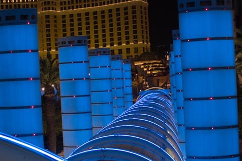 Bally's Las Vegas neon rings