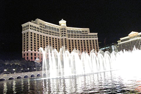 Bellagio Las Vegas water fountain show