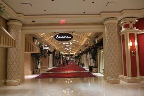 Indoor walkway from Wynn to Encore Las Vegas