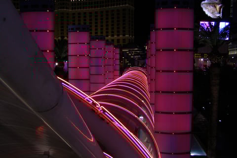 Bally's Las Vegas neon rings