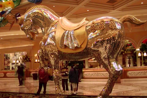 Bellagio Las Vegas lobby in February 2003