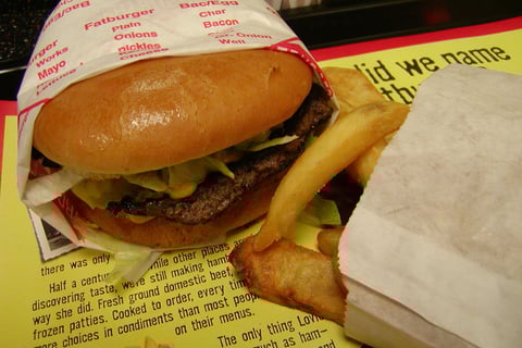 Las Vegas Fatburger burger