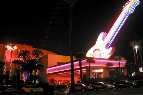 The original Hard Rock Hotel in Las Vegas