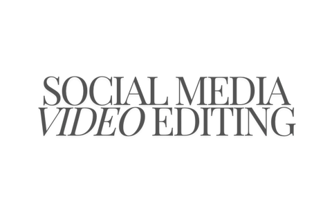 Social media video editing