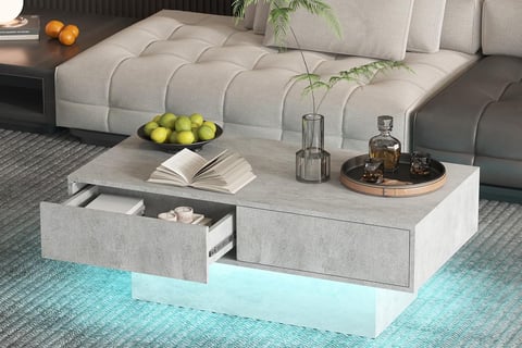 coffee table with storage modern