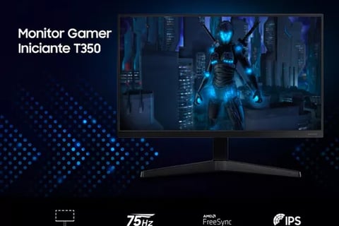 imagem do monitor gamer sansung T350