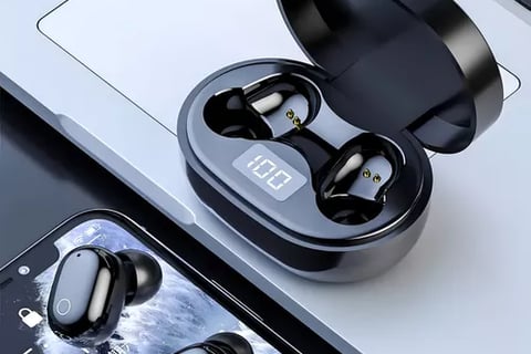  fones de ouvido Bluetooth 5.0 Par Sem Fio Duplo da Gusdong Tech