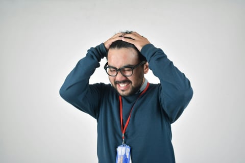 stressed manager before office cleaning service