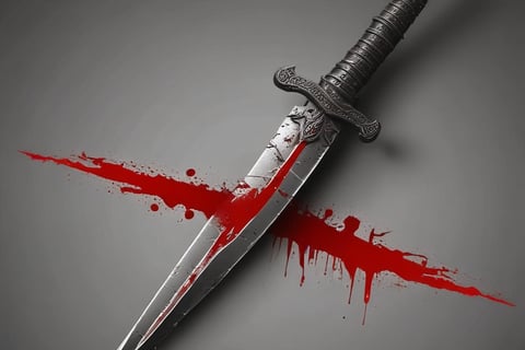dark and frightening sword