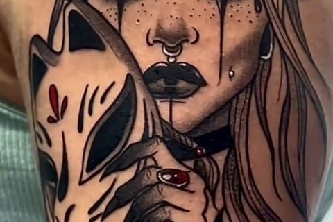 blackwork tattoo