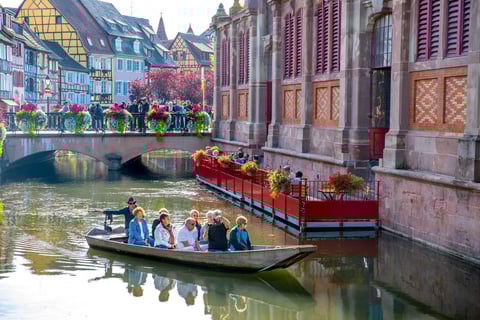 Boat tours in Alsace villages