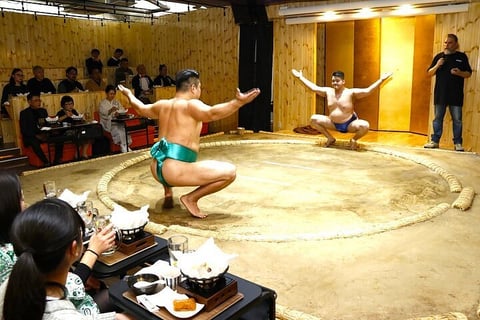 Sumo demonstration with dinner