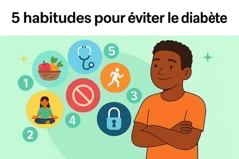 Éviter le diabète naturellement : 5 habitudes simples recherche santé