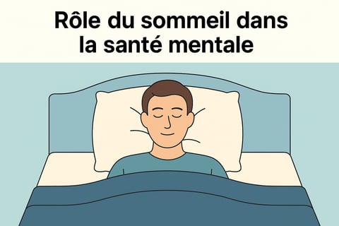 Rôle du sommeil dans la santé mentale recherchesante