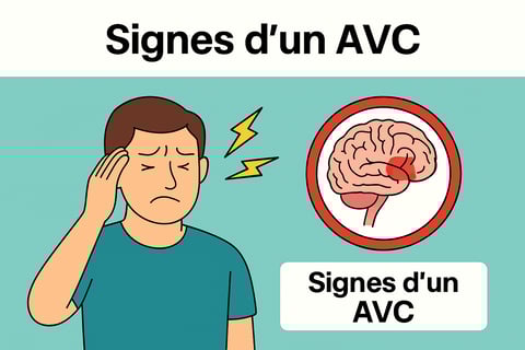 Signes d'un AVC recherchesante